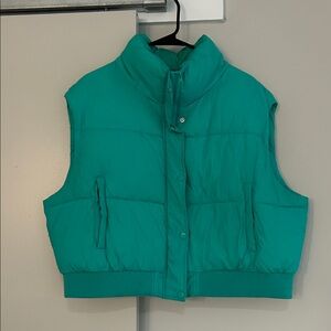 Primark Green Puffer Vest